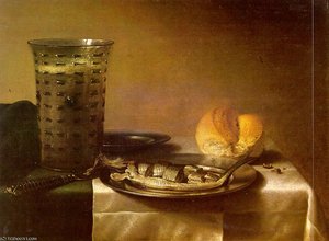 Fish Still Life, oil on wood, Musée du Louvre,