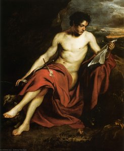 Saint John The Baptist In The Wilderness — Sir Anthony Van Dyck, Baroque