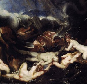 Hero And Leander (detail) — Peter Paul Rubens