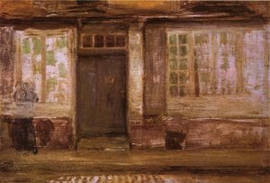 The Priest's Lodging, Dieppe — James Abbott Mcneill Whistler, Impressionist Landscape