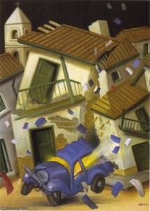 Voiture Piégée — Fernando Botero