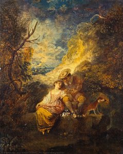 The Robber Of The Sparrow — Jean-antoine Watteau