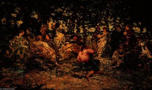 A Woodland Fête — Adolphe Joseph Thomas Monticelli