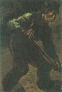 Peasant Digging — Vincent Willem Van Gogh