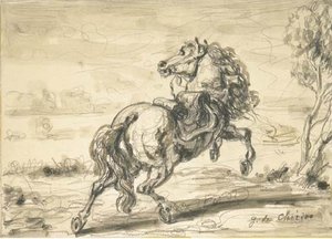 Cavallo Fuggente 2 — Giorgio De Chirico, Metaphysical Art