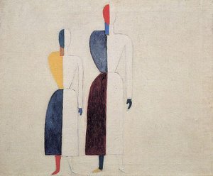 Two Figures — Kazimir Malevich