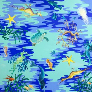 Distraction Panels Mermaids And Underwater Creatures — Alexandra Jane Davies