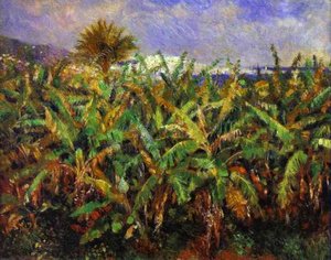 Field Of Banana Trees — Pierre-auguste Renoir