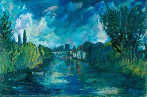 River Loing at Night