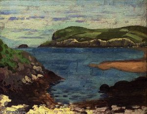 A rocky cove