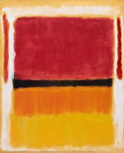 Violet, Black, Orange, Yellow On White And Red — Mark Rothko