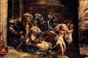 The Massacre Of The Innocents (detail) — Jacopo Tintoretto