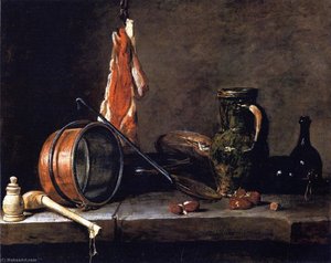 The Meat Day Meal — Jean-baptiste-siméon Chardin