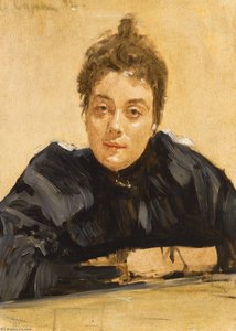 Portrait Of A Lady Said To Be Maria Vasilievna Yakunchikova — Valentin Alexandrovich Serov