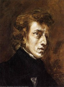 Portrait Of Frédéric Chopin (unfinished) — Eugène Delacroix