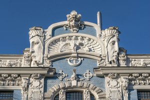 Apartment Building At 10b Elizabetes Iela, Riga, Latvia — Mikhail Osipovich Eisenstein