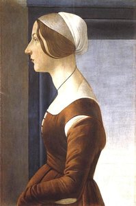 Portrait Of A Young Woman 2 — Sandro Botticelli