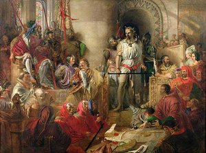 The Trial Of William Wallace At Westminster — Daniel Maclise