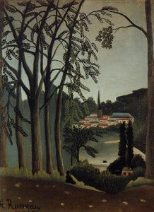 View Of Saint Cloud — Henri Julien Félix Rousseau (le Douanier)