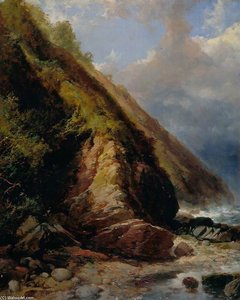 A Coast Scene — James Duffield Harding