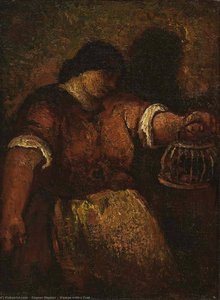 Woman With A Trap — Eugene Higgins