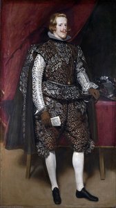 Philip Iv Of Spain In Brown And Silver — Diego Velázquez, Baroque