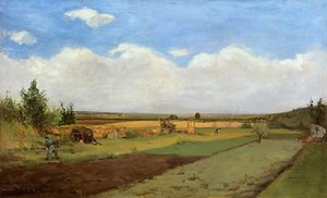 Working The Land — Eugène Henri Paul Gauguin