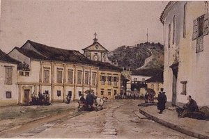 Street In Macao, China — George Chinnery