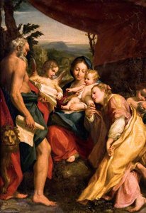 Madonna With Saint Jerome (after Correggio) — John Graham Gilbert