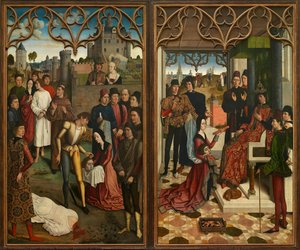 Justice Of Emperor Otto Iii: Beheading Of The Innocent Count And Ordeal By Fire — Dierec Bouts