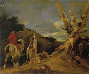 Landscape With Soldiers — Peter Francis Bourgeois