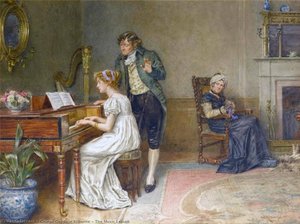 The Music Lesson — George Goodwin Kilburne
