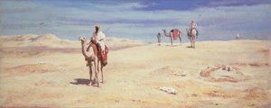 Arabs In The Desert — Frederick Goodall