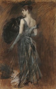 Blond Lady In Evening Gown — Giovanni Boldini, Belle Époque Portraiture