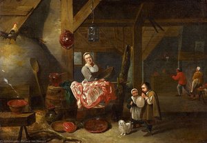 Interieur Eines Holländischen Bauernhauses