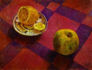 Apple And Lemon — Kuzma Petrov-vodkin
