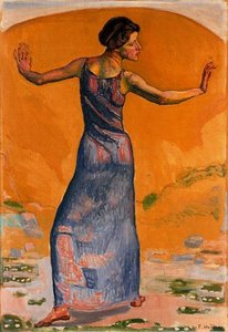Cheerful Woman — Ferdinand Hodler, Fauvism