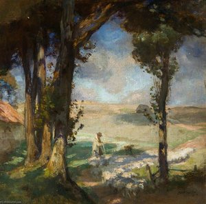 The Return of the Flock at Midday