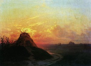Field. Sunset — Ivan Konstantinovich Aivazovsky
