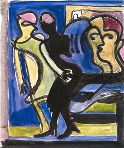 View Into A Cafe — Ernst Ludwig Kirchner, German Expressionism