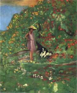 Young Girl With Goat — Henri Lebasque