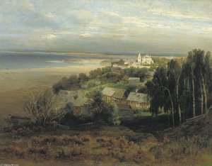The Monastery Of The Caves Near Nizhny Novgorod — Alexei Kondratyevich Savrasov