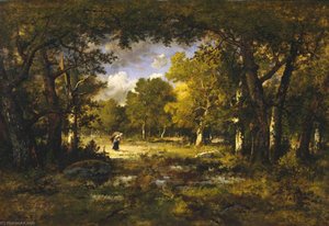 Clearing In A Forest — Narcisso Díaz De La Peña