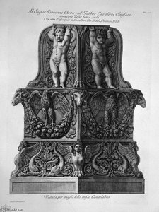 View Of Each Corner Of The Same Candlestick — Giovanni Battista Piranesi