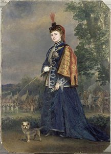 Portrait De Mlle H. Schneider, Dans Le Rôle De La Grande Duchesse De Gérolstein — Perignon Alexis Joseph