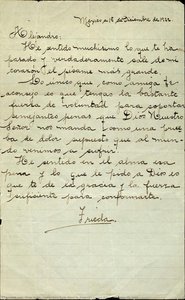 Letter From Frida Kahlo To Alejandro Gómez Arias, December 15, 1922 — Frida Kahlo