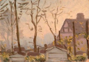 View Of Brook Farm, Meadle, Buckinghamshire — Philip Douglas Maclagan