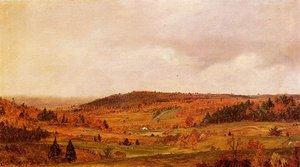 Autumn Shower — Frederic Edwin Church, Hudson River School