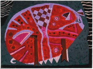 La Engorda — Rodolfo Nieto, Abstract Expressionism