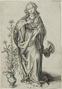 The Virgin Of The Annunciation — Martin Schongauer